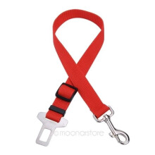 Sicherheitsgurt für Hunde und Katzen, Zubehör für Autositze, Rot, 43,5 cm-6