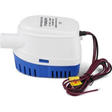 Automatische Bilgenpumpe für Boote, 1100 GPH, 12V vollautomatischer Schwimmerschalter für die Schifffahrt -MOO
