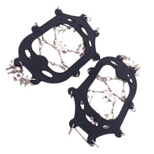 Slipresistant ice crampons with spikes for winter outdoor and skiing, 24 teeth, ice, snow, spikes, grip for boots and shoes Ref: 4937