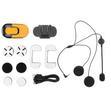 Motorrad-Bluetooth-Headset mit automatischer Anrufannahme, integriertem FM-Radio, Geräuschunterdrückung, wasserdichter Technologie und
