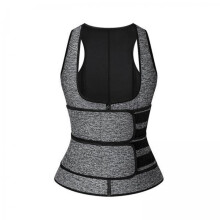 3er Set Tummy trainer for women, Sauna Outfit, Belly control with Zip, Corset made of Polyester, Sweat vest for Training