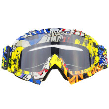 Robuste Schutzbrille für Motorräder und Dirtbikes mit verbesserten PC-Linsen und hochfestem TPU-Rahmen für extreme Outdoor-Aktivitäten,