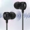Auricolari con microfono, design confortevole e microfono integrato per un utilizzo prolungato (nero) 3