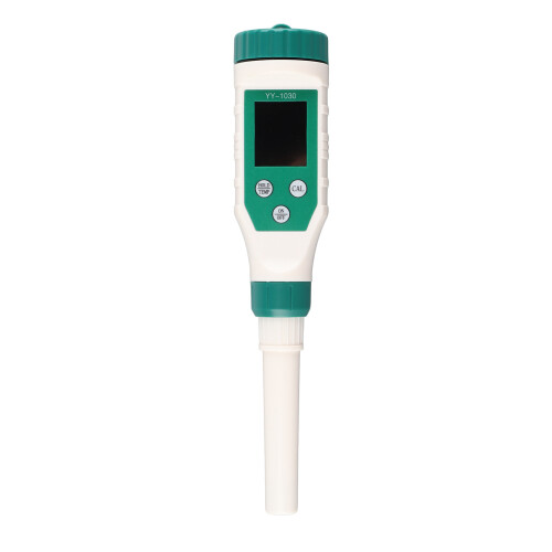 Digital pH Tester for Food, Innovative Design Ensures Precise Soft Solids Measurement, Salinity Meter with Data Synchronization to App, Settable Limit 1