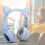 Ασύρματα ακουστικά Bluetooth με λειτουργία κοινής χρήσης, χαριτωμένα αυτιά γατούλας 7