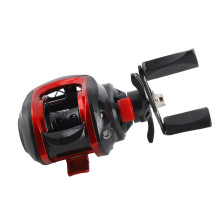 Bait Reel, Strong Braking Power Bait Caster Smooth Metal Left Right Hands Casting Rolls for Saltwater Freshwater Casting Right Hand