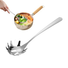 SpaghettiLöffel, Spaghetti spoon, NudelServierlöffel, Noodle sieve silver