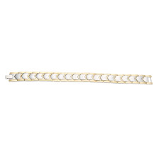 Brățară magnetică din oțel titan, bijuterii pentru terapie magnetică cu magneți pe două rânduri și design elegant, brățări magnetice cu