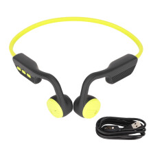 Öppna öronhörlurar, Bluetooth 5.3 benledningshörlurar ultrasäker design, 10 timmars speltid svettresistenta trådlösa sporthörlurar,