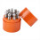 Doming Block Punch Set, Dapping Punches Processing Crafting Metal Forming Tools Stamping Tools for Shaping Beads 15PCS 1