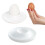 Set of 4 Plastic Egg Cups with Tray, HighQuality, White 1