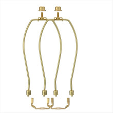 2 sets van 8 inch lampenbeugels, afneembare lampenkaphouders voor tafellampen, met standaard 3/8 inch zadel- en lampenkaphouderonderdelen.