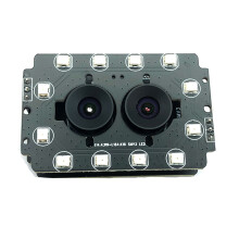 1080P Dual Lens Camera Module 2MP 30FPS 1920x1080P Infrarood Zwart-wit met Digitale Microfoon voor Machine Vision