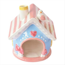 Nascondiglio per criceti, graziosi nidi in ceramica, accessori per gabbie per animali domestici, casette e nascondigli per gerbilli, piccoli animali