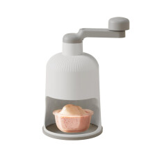 Manual ice shaver, shaved ice machine  snowflake maker  manual household ice shaver  manufacturer for homemade cocktails, snow cone Gray
