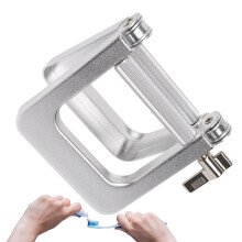 Toothpaste Squeezer, Aluminium Toothpaste Dispenser, Tube Press, Silver