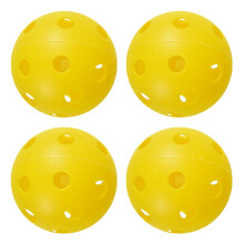 Cucumber Ball Tear Resistant 4 x 26 Holes for Outdoor Indoor Yellow