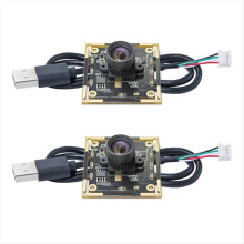 2 stuks OV9732 cameramodule 1MP 1280x720 30fps USB zonder driver, handmatige scherpstelling met 1 meter kabel voor WinXP/7/8/10