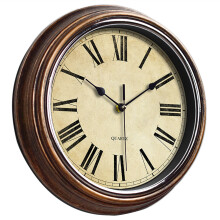 12in Retro Wall Clock Easy to Read Roman Numerals/Arabic-6