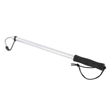 Adjustable Length Fishing Gear Comfort Grip Saltwater Fishing Equipment Retractable Stainless Steel Fish Gaffs With Sponge Handle Telescopic Hook Tool