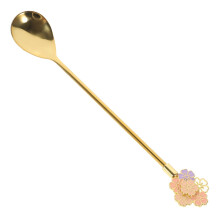 1 piece Swizzle Stick Reusable stirrer for cocktails juice and desserts design for bar and Comfortable handling and Versatility 20x3x0.5cm