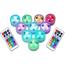 Submersible LED Lamps for Multi-Color Atmosphere Creation, Decorative Underwater Lighting Battery Operated, Reusable Waterproof Submersible LED Light
