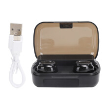 Auricolari wireless dal design confortevole, Bluetooth 5.1, cancellazione del rumore, indicatore LED di carica, controlli touch per uno stile di vita