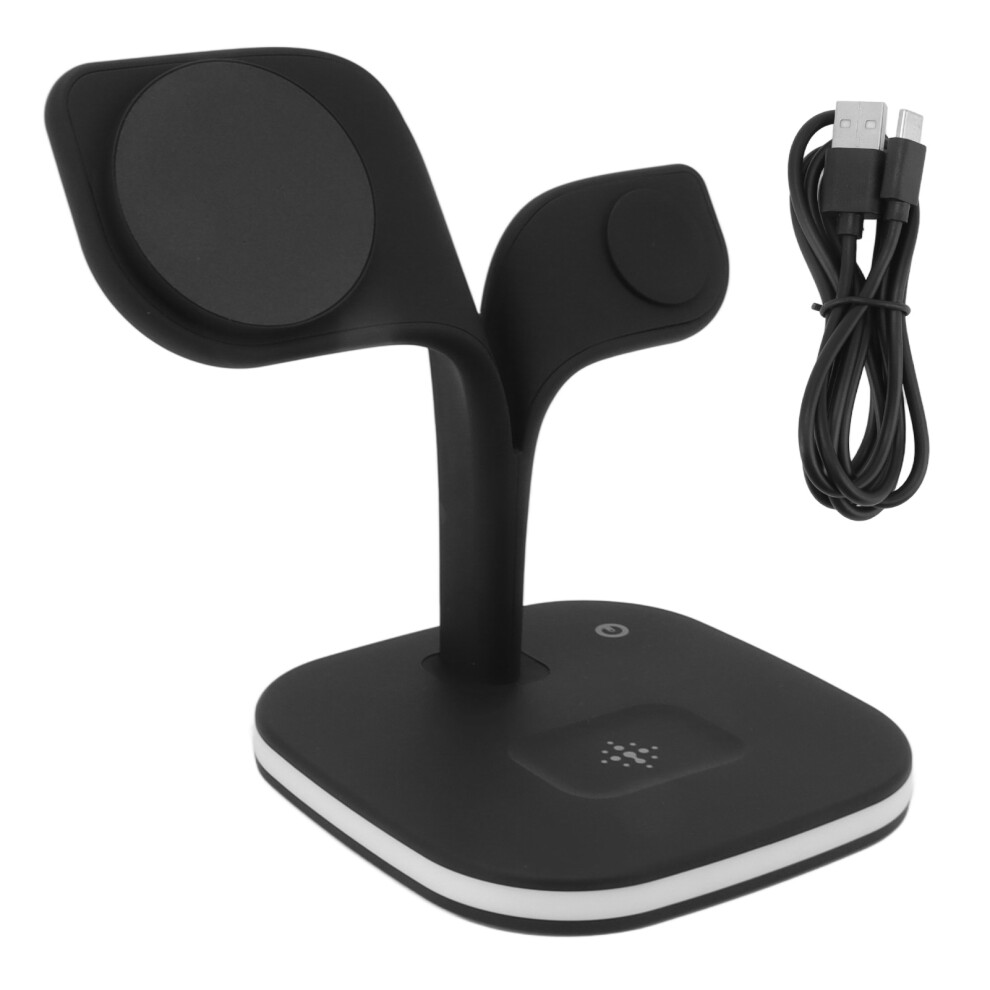 Innovative Multi-Device Charging Hub, 3-In-1 Wireless Charging Station For Seamless Device Powering, Fast Wireless Charging, Dimmable Led For Ki Light 9453559755500