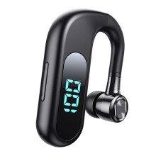 Bluetooth-Ohrhörer für Freisprechanrufe, geräuschunterdrückendes Mikrofon, kabelloses Headset, offene Kopfhörer mit Digitalanzeige, stabile