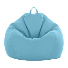 Weicher Premium-Sitzsack mit Organizer, befüllbarer Cord-Sitzsack mit verdecktem Reißverschluss, Aufbewahrungsmöglichkeit für Kuscheltiere für