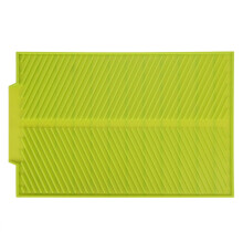 Tapis égouttoir à vaisselle en silicone pour la cuisine, en silicone souple et élastique, antidérapant, résistant à la chaleur, facile à