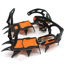 Snow Shoes Ice Cleats for Shoes and Boots Adjustable Size 311 Fit Break The Ice T Strap and Nylon Binding Winter Hiking Snow Climbing