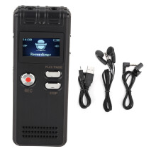 Înregistrator vocal digital versatil, dispozitiv de înregistrare audio cu reducere a zgomotului DSP pentru înregistrări de înaltă calitate,