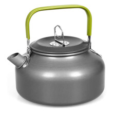 Campingkessel für Abenteurer, hitzebeständiger, klappbarer Griff für sicheren Halt, kompakter und leichter Outdoor-Kessel für all Ihre Reisen