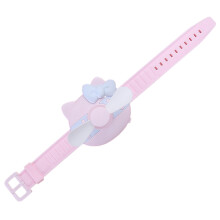 Reloj infantil de silicona con diseño de dibujos animados, pulsera ajustable con aspas de ventilador suaves y sensibles al tacto, perfecto para