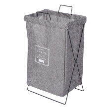 Panier de rangement pliable, imperméable et facile à nettoyer, en tissu, avec structure en fer robuste. Grand panier à linge respirant et