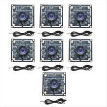 7 stuks 100 graden cameramodule 1MP OV9732 1280x720 30fps USB-cameramodule, drivervrij, met 1,5 m kabel voor WinXP/7/8/10