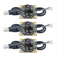 3 stuks OV9732 cameramodule 1MP 1280x720 30fps USB zonder driver, handmatige scherpstelling met 1 meter kabel voor WinXP/7/8/10