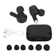 Bluetooth brusreducerande trådlöst headset ljudisolerande mikrofon ljudavstängning justerbart headset pekskärm multifunktionell