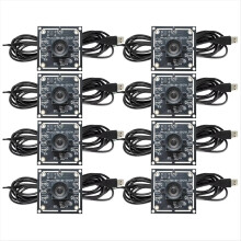 8 stuks 100 graden cameramodule 1MP OV9732 1280x720 USB zonder driver, handmatige scherpstelling, met 3 meter kabel voor WinXP/7/8/10