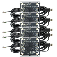 Nieuwe set van 5 stuks 100 graden cameramodules 1MP OV9732 1280x720 USB, drivervrije handmatige scherpstelling, met 2 meter kabel voor WinXP/7/8/10