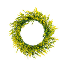 Elegant Decorative Wreath Green Leaf  Wreath-yellow green
