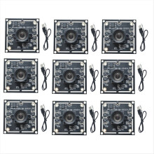 9 stuks 100 graden cameramodule 1MP OV9732 1280x720 30fps USB-cameramodule, drivervrij, voor WinXP/7/8/10 met 60 cm kabel