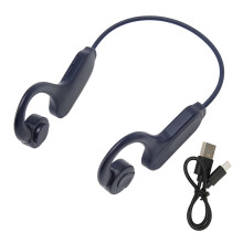 Trådlösa öronsnäckor Bluetooth 5.3 Hörlurar med öppen öra och mikrofon, IPX5 Vattentäta Ljudkvalitet Brusreducering Lättvikt Bekväma för