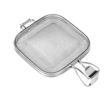 Baked Mesh Clip Sandwich Cage for Toaster Roasting Net Grill Tongs Stainless Steel