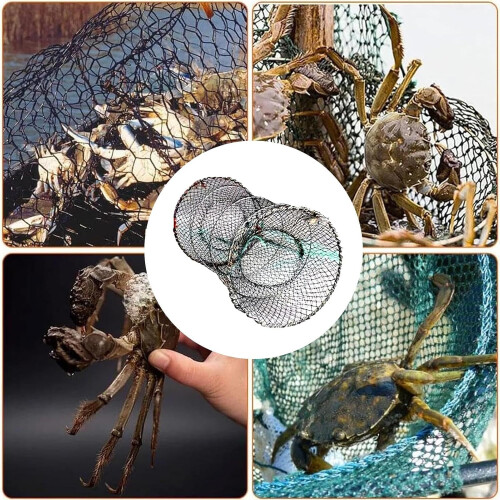 Crab traps  Multifunctional foldable floating bait cage for fishing 2