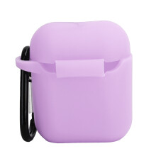 AirPods-suojakotelo karabiinilla, pudotuksenkestävä, naarmuuntumaton, vedenpitävä, kimalteleva marmorikuvio, monipuolinen suojaus, yhteensopiva