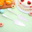 2 Piece Stainless Steel Cake Server Set with Serrated Edges (Silver) 3