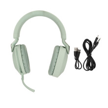 Kabellose und kabelgebundene, faltbare Over-Ear-Kopfhörer mit 40-mm-Treibern, HiFi-Klang, komfortablen Ohrpolstern aus Proteinleder, Bluetooth 5.1,