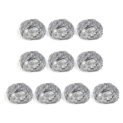 Practical  Flower Holder for Secure Arrangement-10 silver